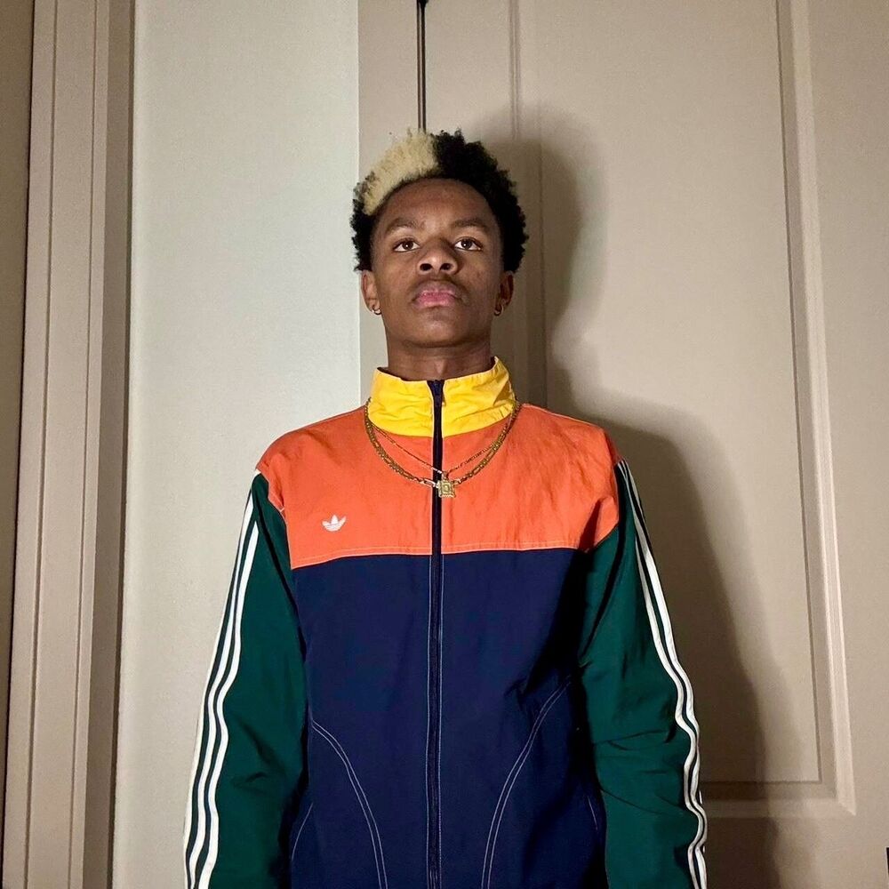 Adidas Originals Vintage Rare Jacket Windbreaker Multicolored Orange XS